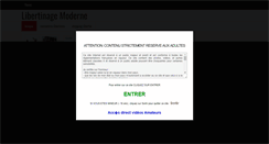 Desktop Screenshot of libertinage-moderne.com