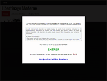 Tablet Screenshot of libertinage-moderne.com